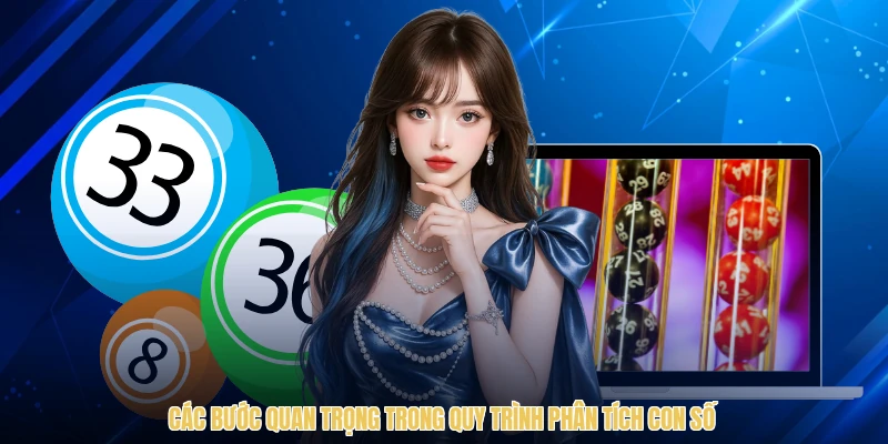 Các bước quan trọng trong quy trình phân tích con số