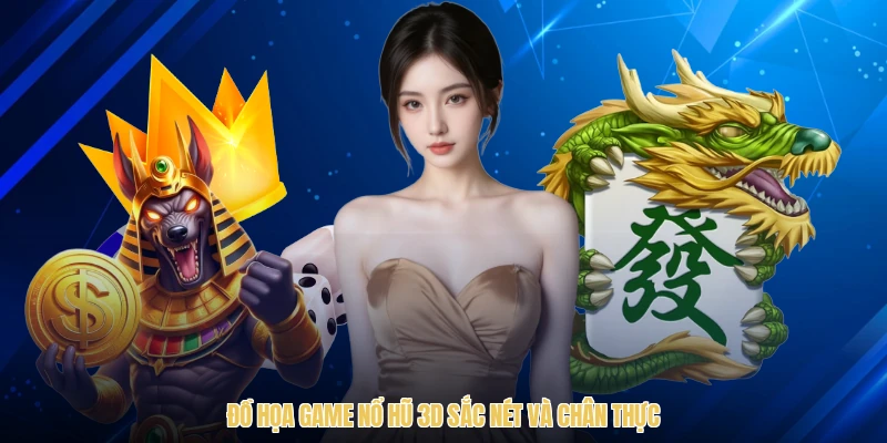Đồ họa game nổ hũ 3D sắc nét và chân thực