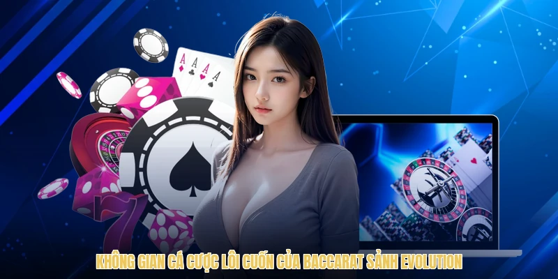 Không gian cá cược lôi cuốn của baccarat sảnh Evolution