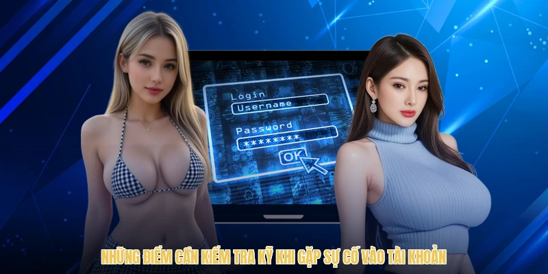 Những điểm cần kiểm tra kỹ khi gặp sự cố vào tài khoản